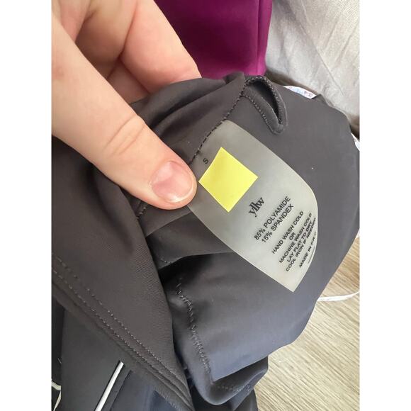 Yellow YLLW the Label Bailey Long Sleeve Tennis Dress in Charcoal Size Small - Picture 8 of 8